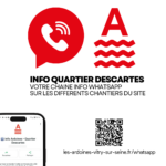 Information quartier Descartes - WhatsApp